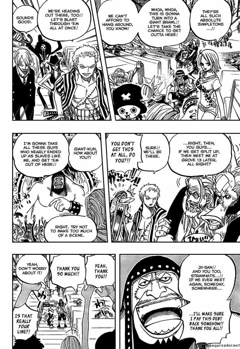 One Piece - Chapter 504 : Pirate Front Line On The Move!!