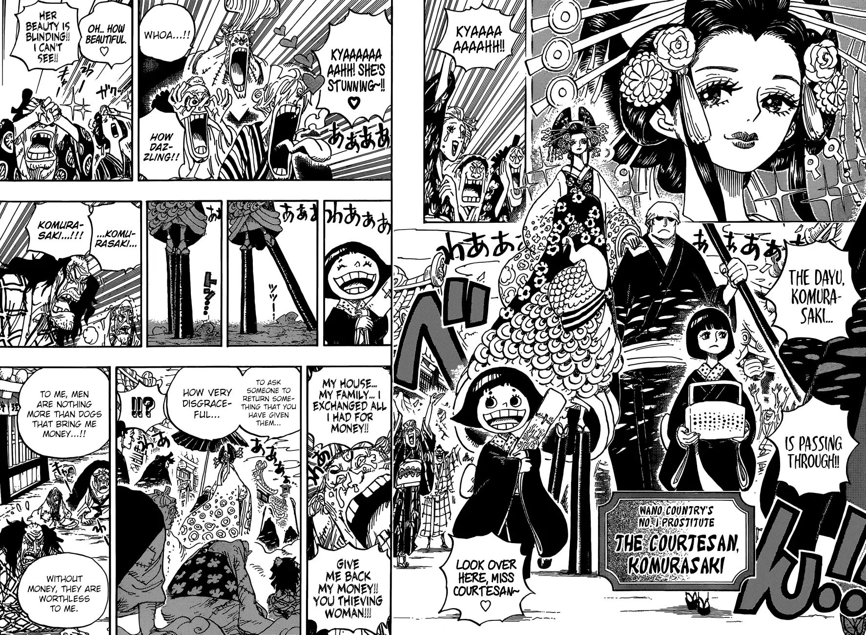 One Piece - Chapter 928: The Courtesan Komurasaki Takes The Stage