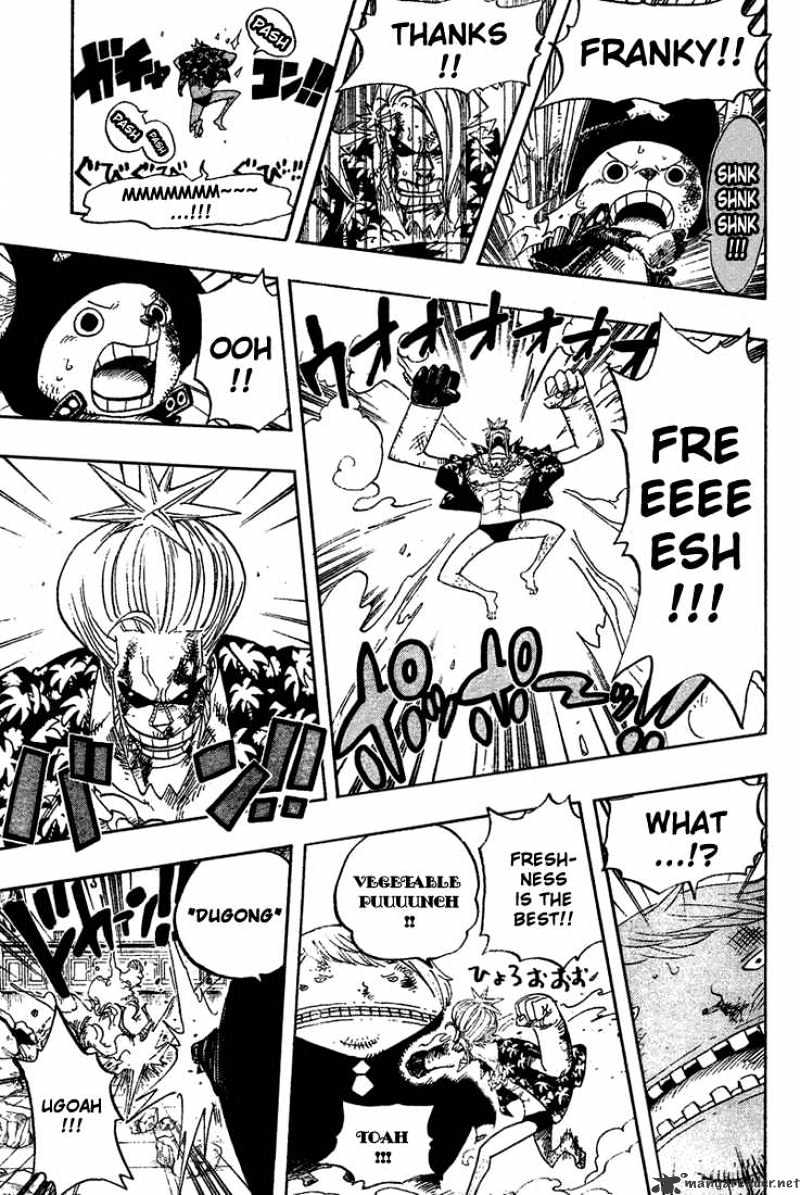 One Piece - Chapter 404 : Franky Vs Fukurou