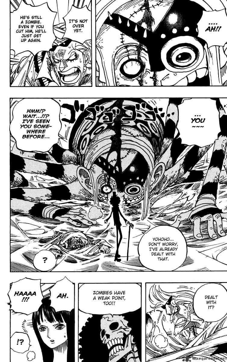 One Piece - Chapter 455 : King Of The Depths The Shichibukai Gecko Moria