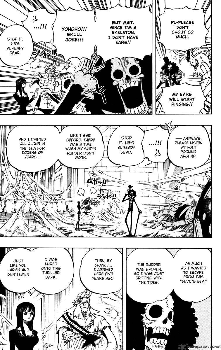 One Piece - Chapter 455 : King Of The Depths The Shichibukai Gecko Moria