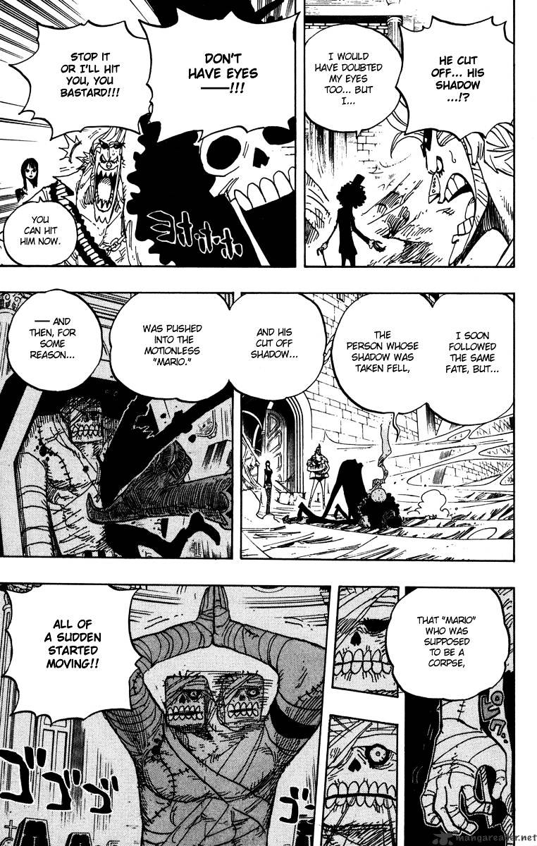 One Piece - Chapter 455 : King Of The Depths The Shichibukai Gecko Moria