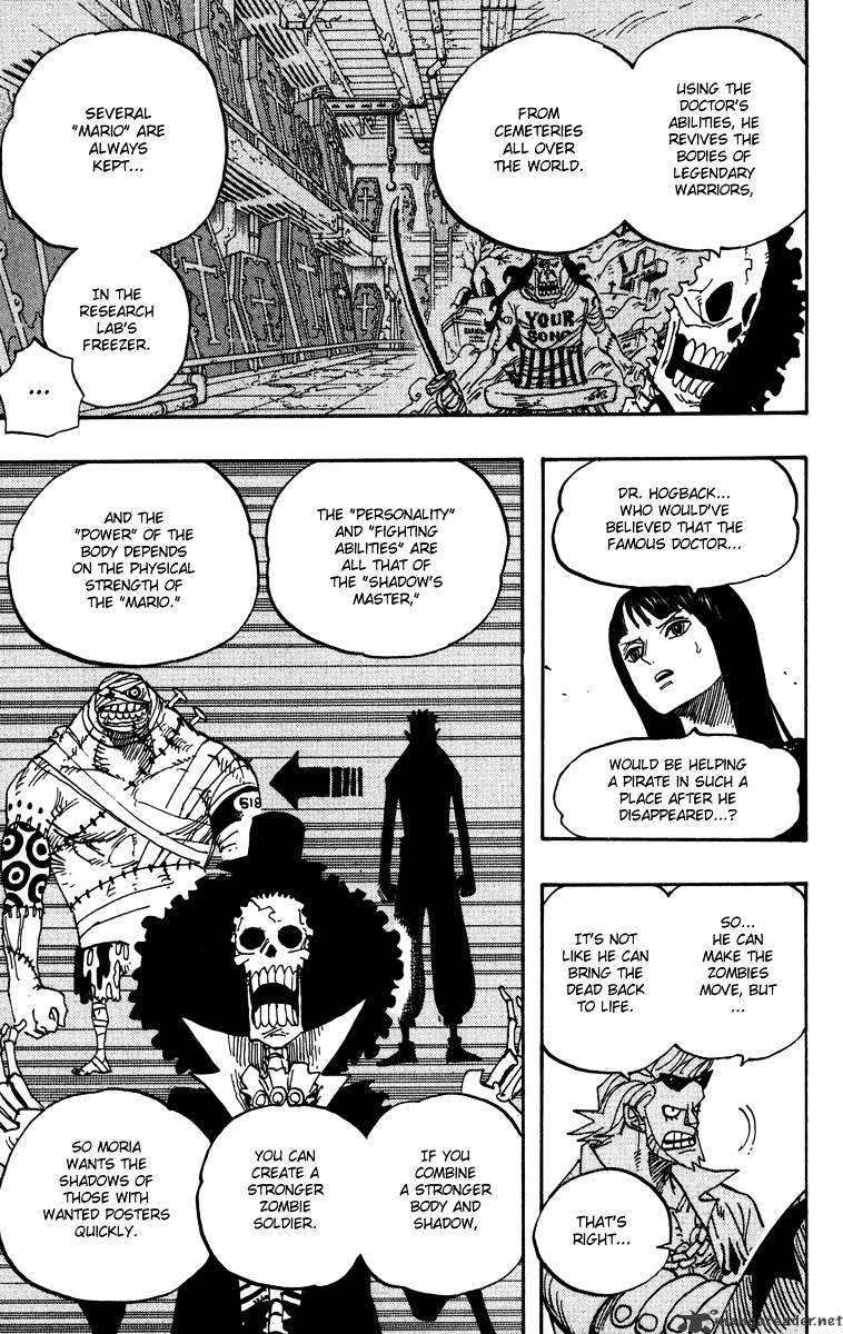 One Piece - Chapter 455 : King Of The Depths The Shichibukai Gecko Moria