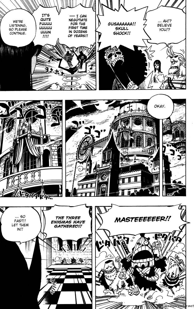 One Piece - Chapter 455 : King Of The Depths The Shichibukai Gecko Moria