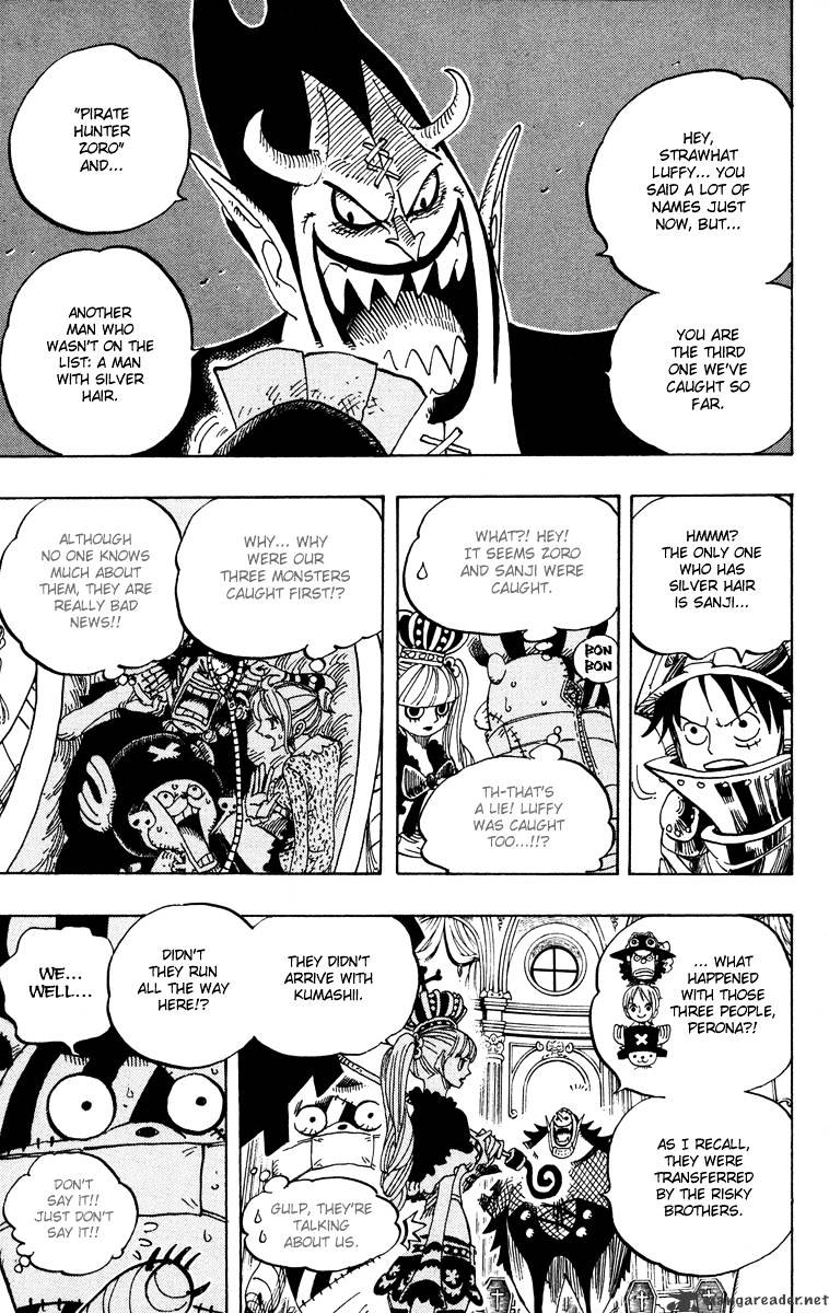 One Piece - Chapter 455 : King Of The Depths The Shichibukai Gecko Moria