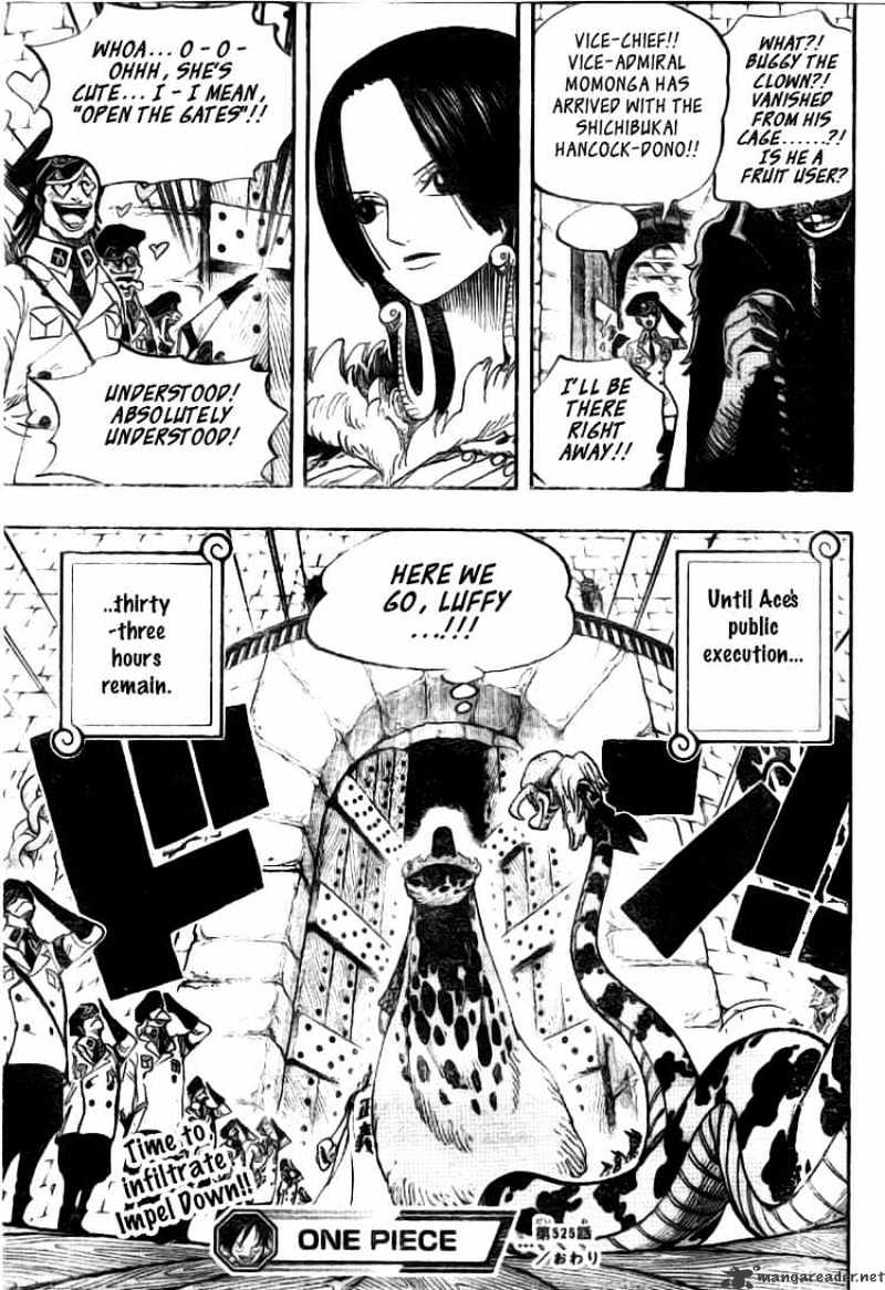 One Piece - Chapter 525 : The Undersea Gaol, Impel Down