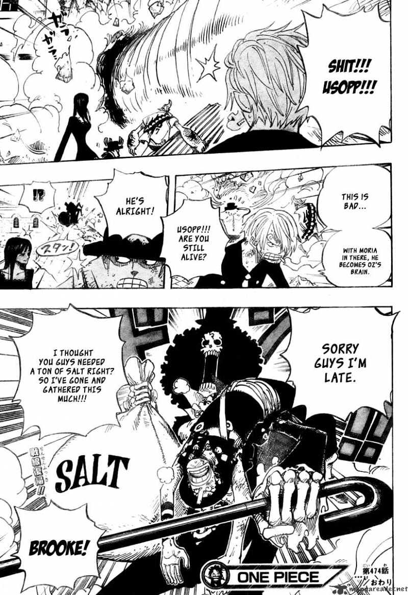 One Piece - Chapter 474 : Just Gotta Do This!!!