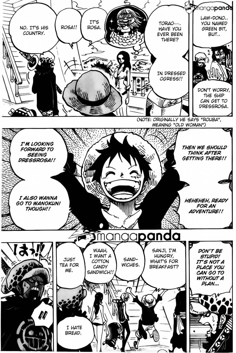 One Piece - Chapter 700 : His Pace