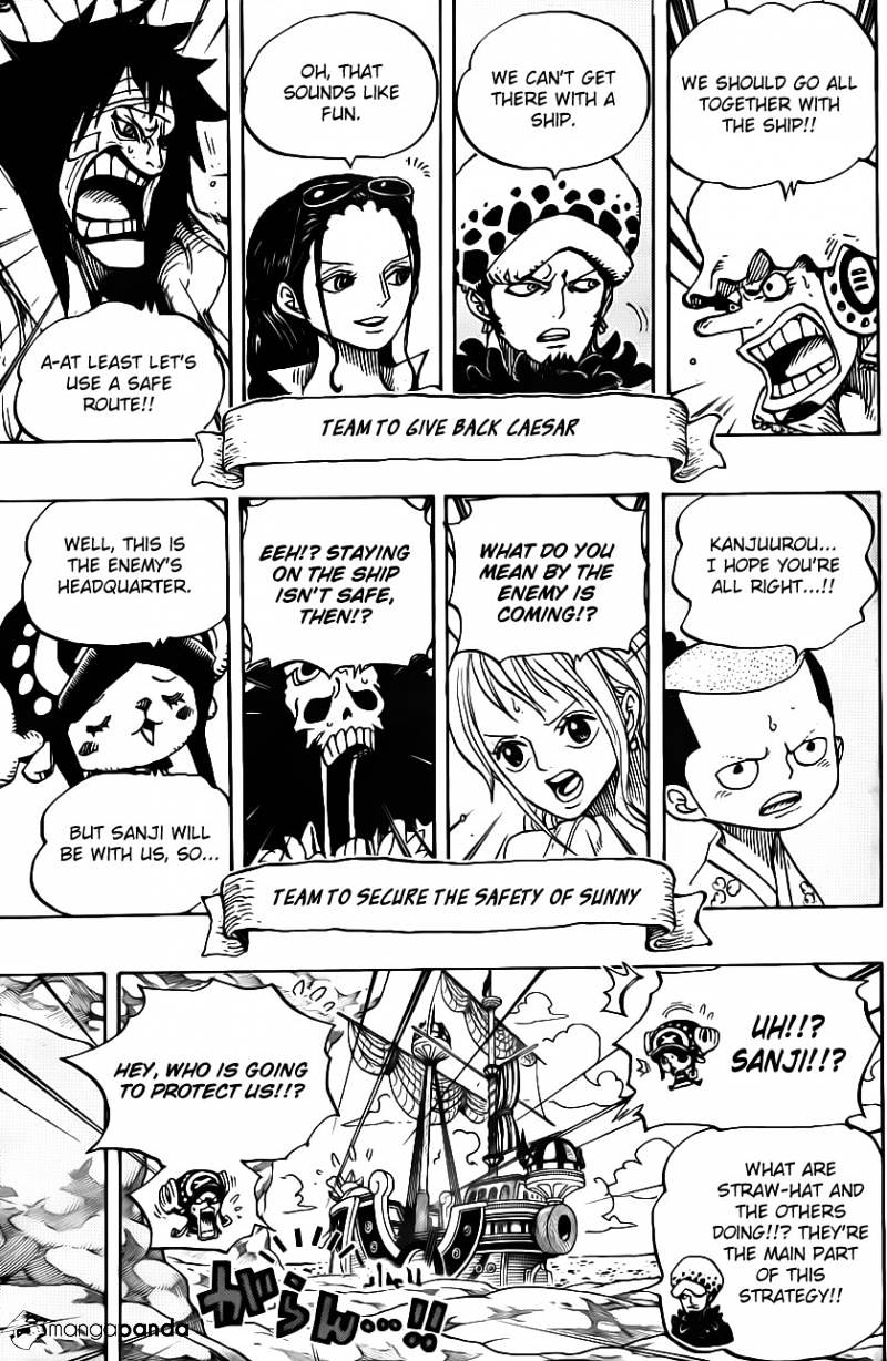 One Piece - Chapter 701 : Adventure In The Country Of Love, Passion And Toys