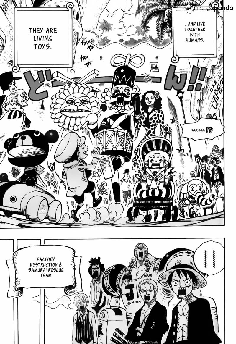 One Piece - Chapter 701 : Adventure In The Country Of Love, Passion And Toys