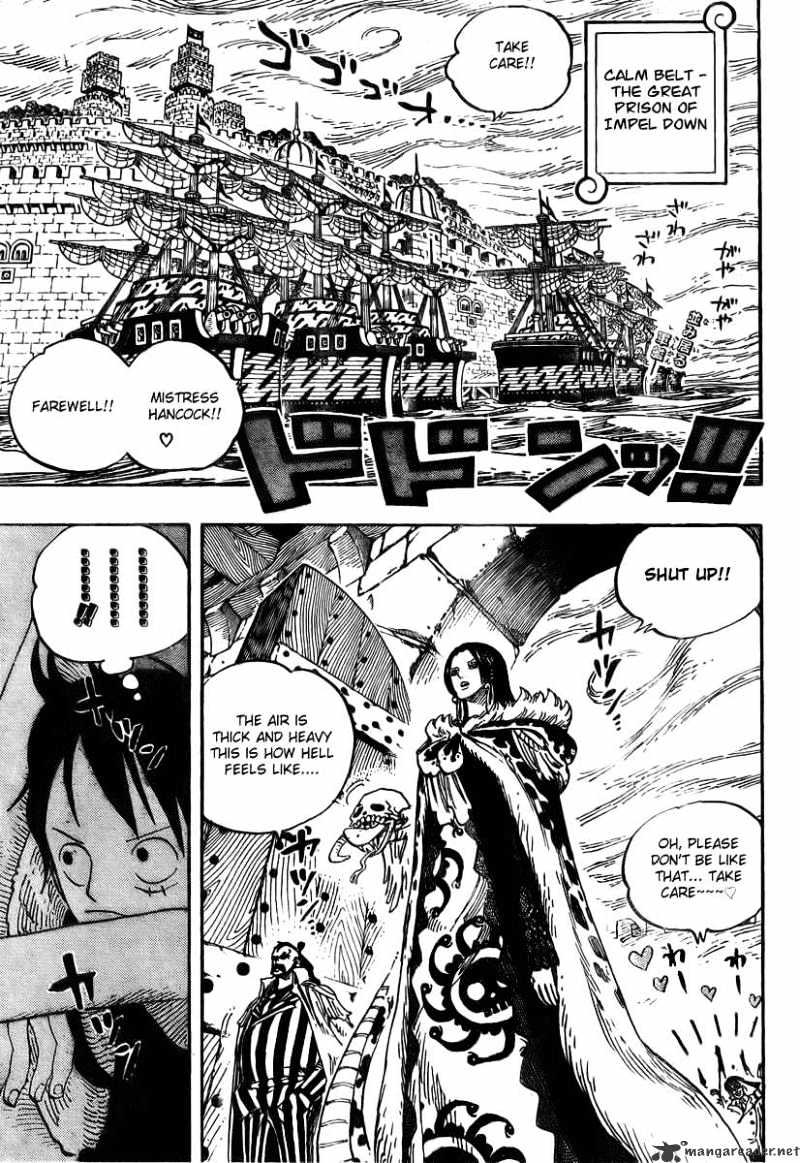 One Piece - Chapter 526 : Adventure At The Great Prison