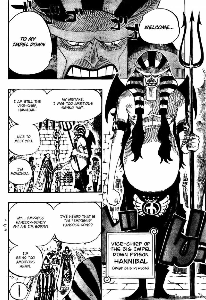 One Piece - Chapter 526 : Adventure At The Great Prison