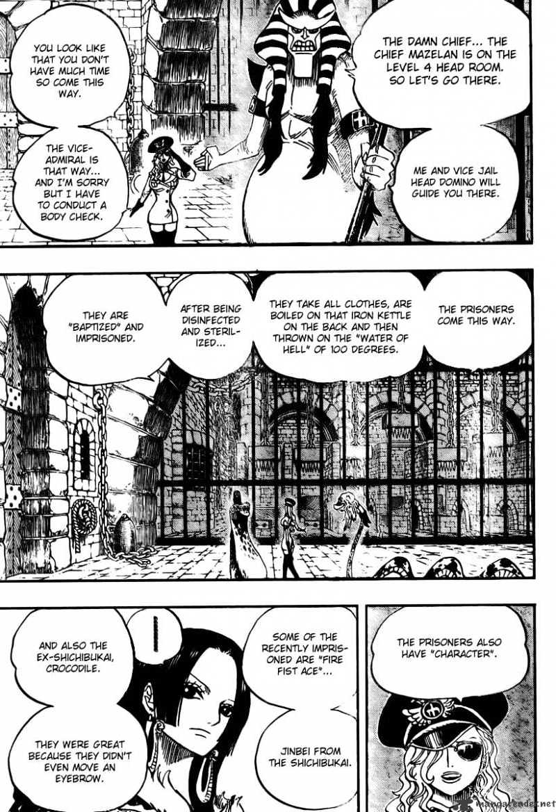 One Piece - Chapter 526 : Adventure At The Great Prison