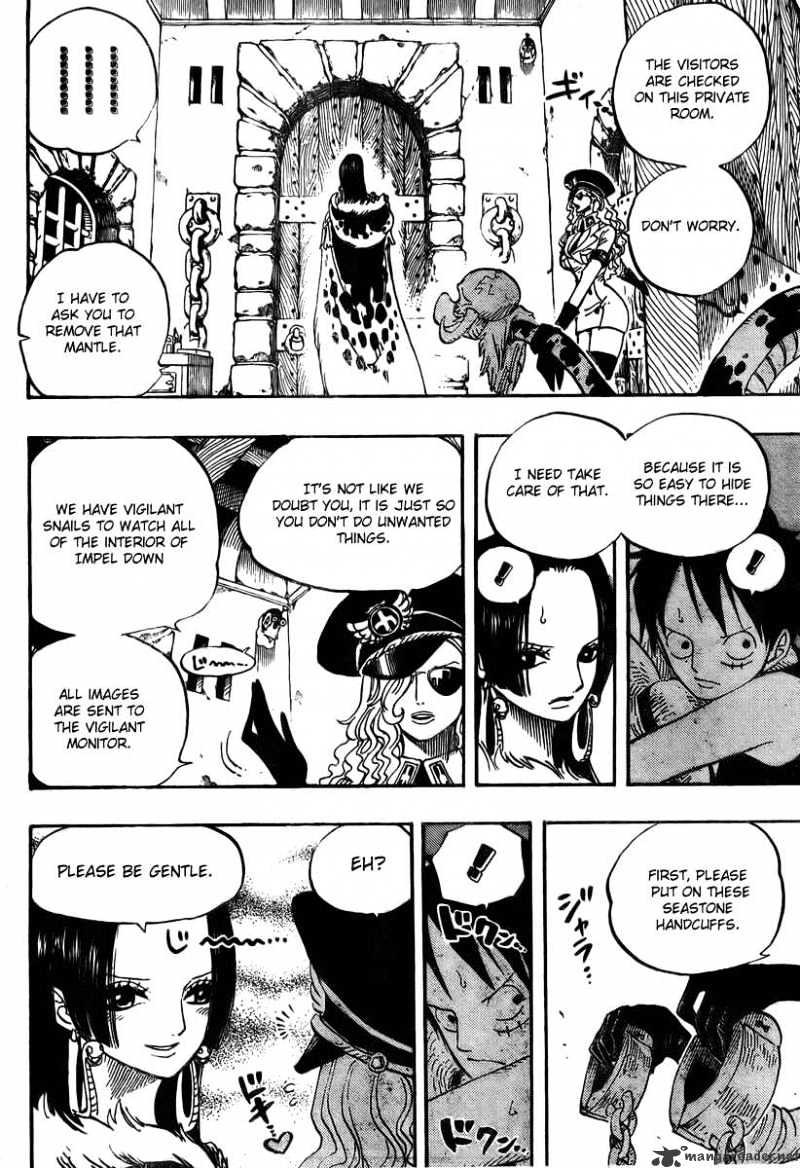 One Piece - Chapter 526 : Adventure At The Great Prison