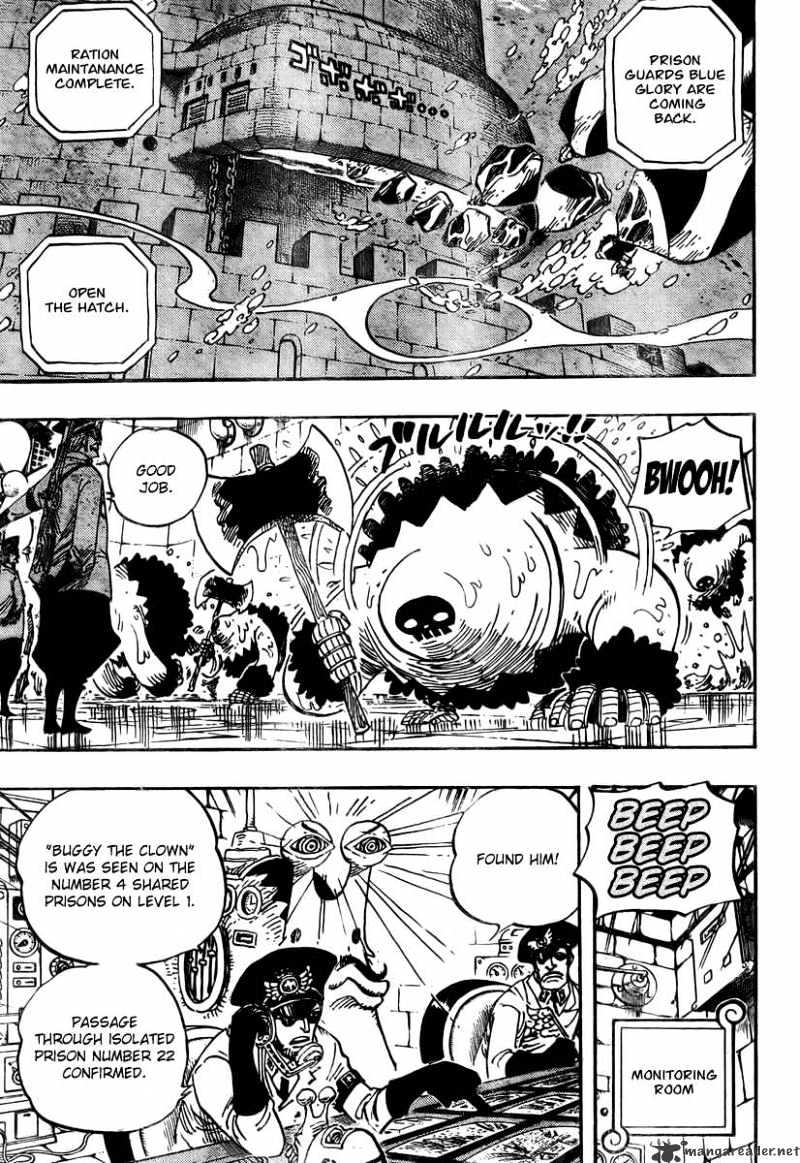 One Piece - Chapter 526 : Adventure At The Great Prison