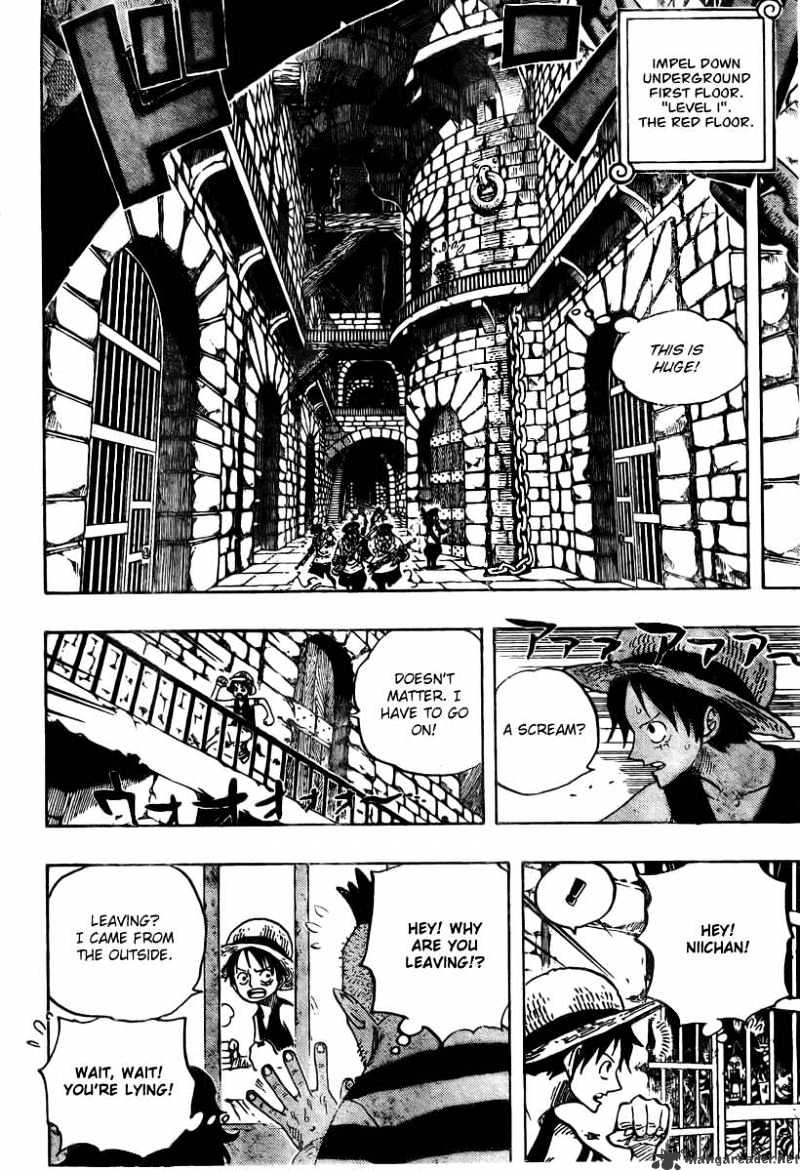 One Piece - Chapter 526 : Adventure At The Great Prison