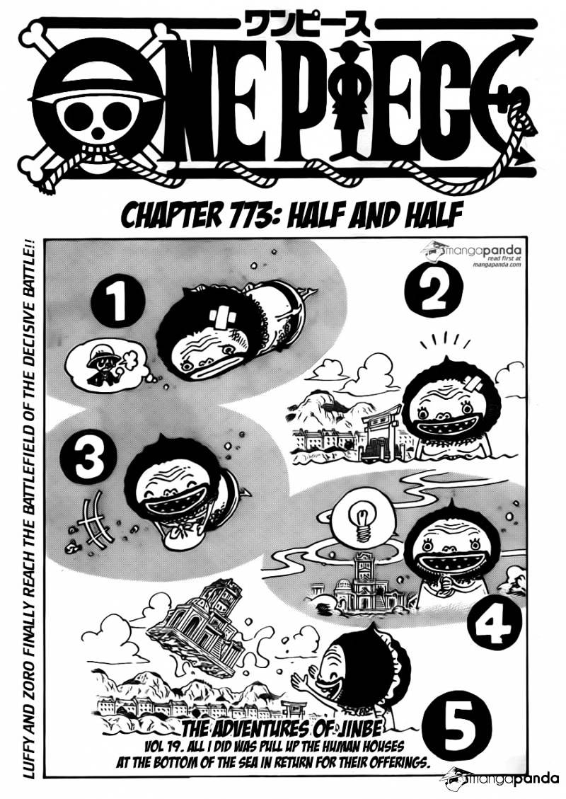 One Piece - Chapter 773 : Half And Half