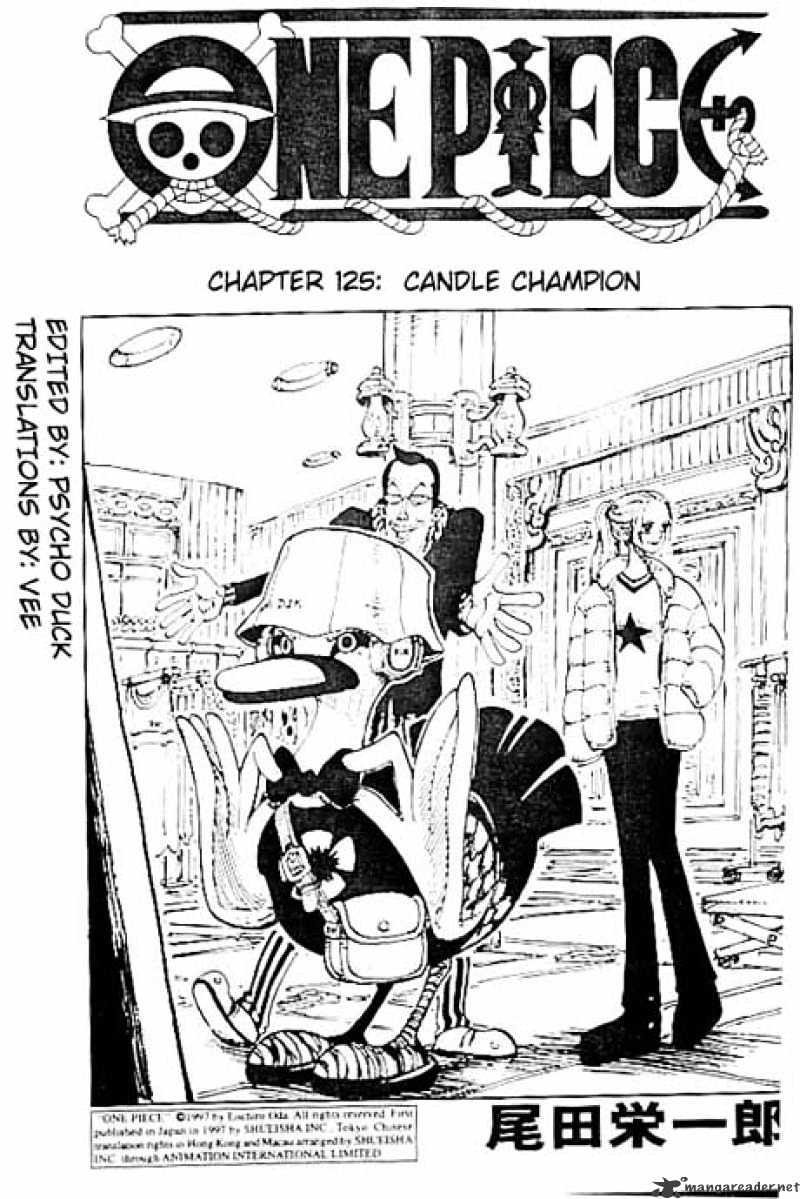 One Piece - Chapter 125 : Candle Champion