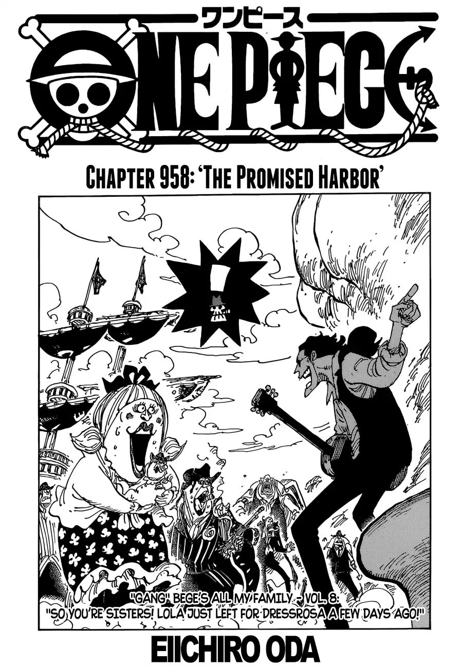 One Piece - Chapter 958: The Promised Harbor