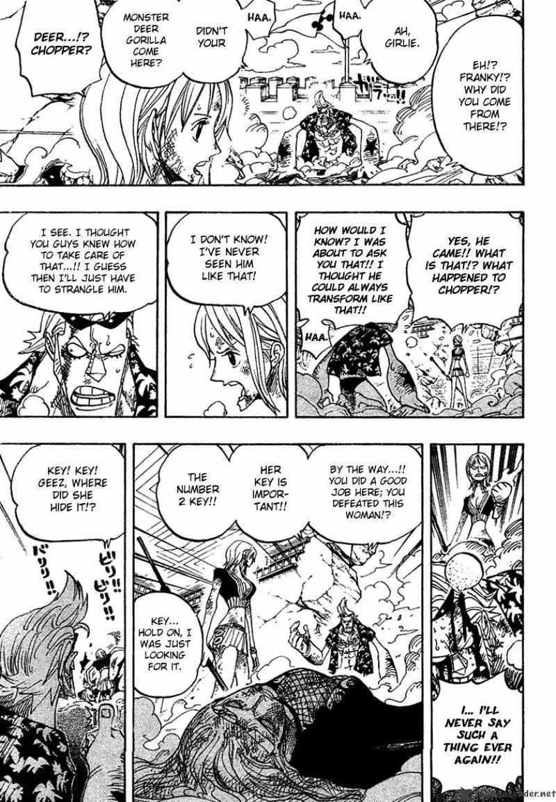 One Piece - Chapter 412 : The Chance Has Ended