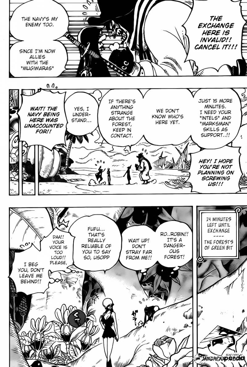 One Piece - Chapter 710 : Towards Green Bit