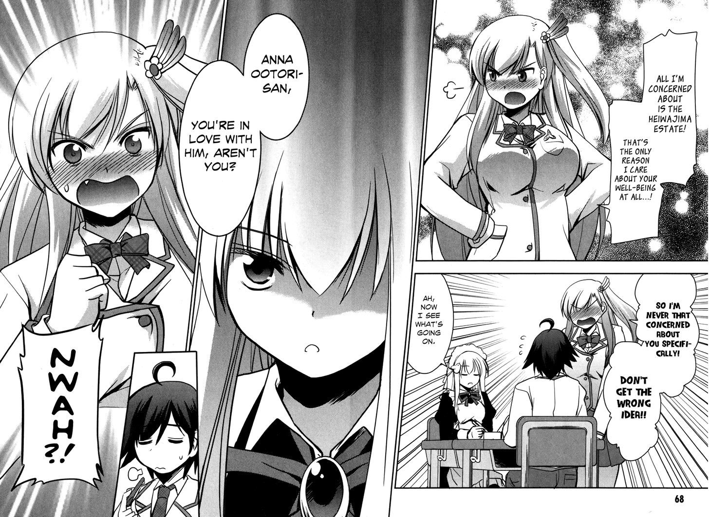 Hatoko-San To Rabukome - Chapter 2 : She's My Maid, Little Sister, Childhood Friend, Evil Instructor,...