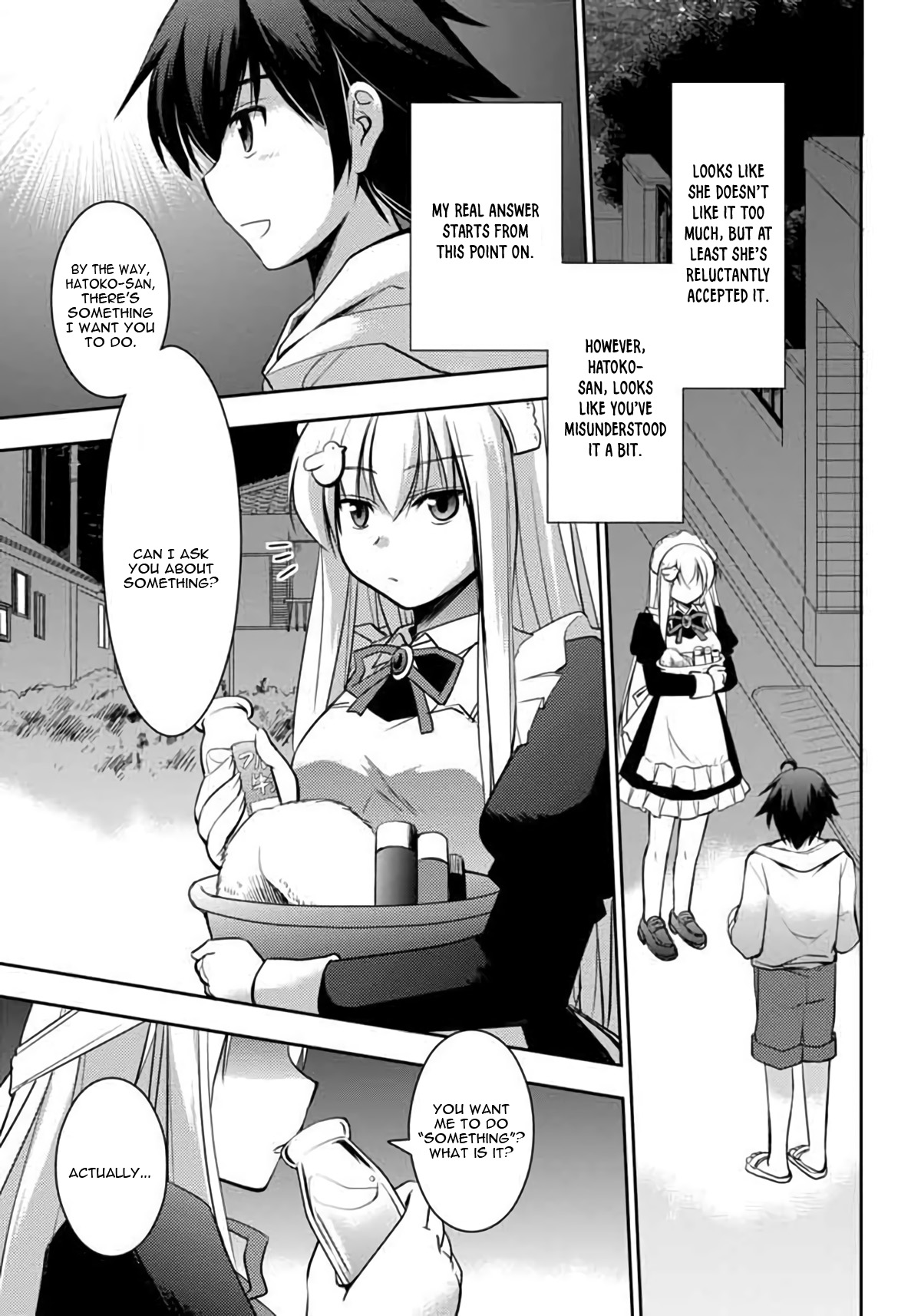 Hatoko-San To Rabukome - Vol.1 Chapter 5: She's My Maid, Little Sister, Childhood Friend, Classmate, Student Council President, And Xxx