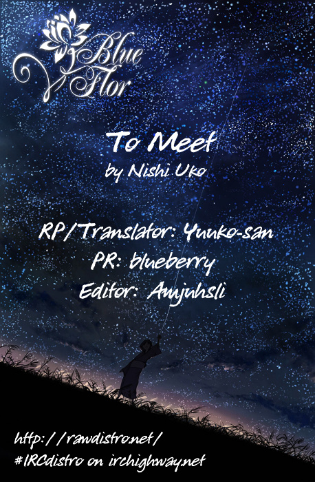 To Meet - Chapter 0 : [Oneshot]