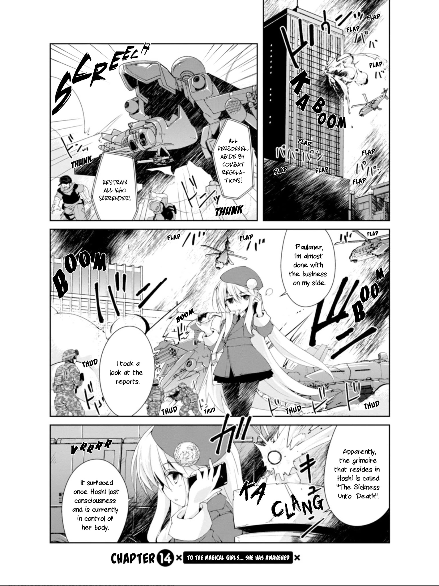 Mahou Shoujo Kokone Wa Kakukatariki - Chapter 14: To The Magical Girls... She Has Awakened