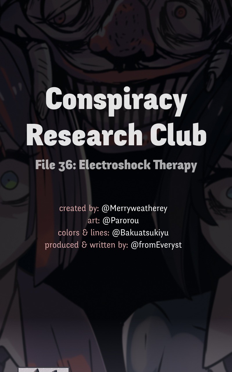 @Crc_Luna: Conspiracy Research Club - Vol.2 Chapter 36: Electroshock Therapy