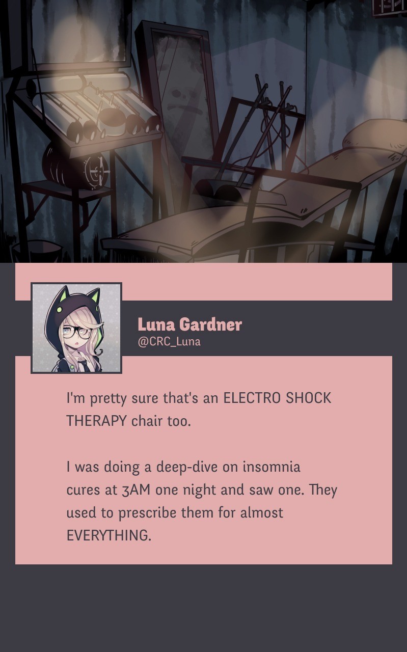 @Crc_Luna: Conspiracy Research Club - Vol.2 Chapter 36: Electroshock Therapy