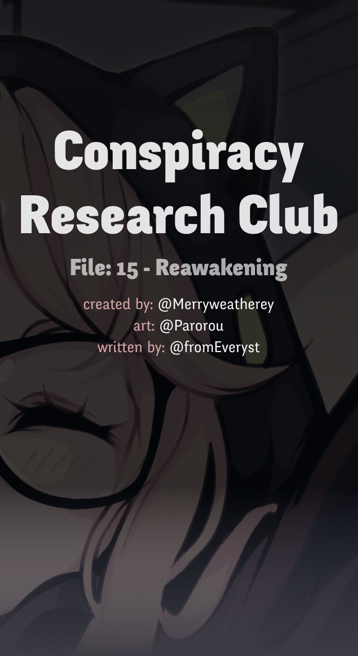 @Crc_Luna: Conspiracy Research Club - Vol.2 Chapter 15: Reawakening