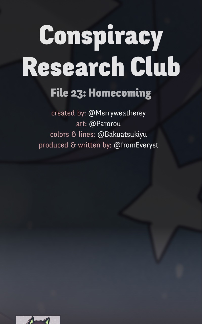 @Crc_Luna: Conspiracy Research Club - Vol.2 Chapter 23: Homecoming