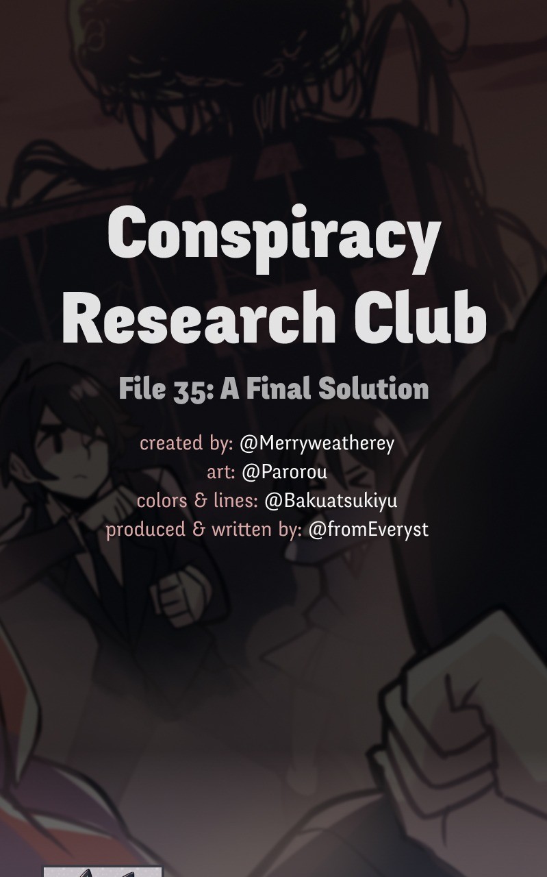 @Crc_Luna: Conspiracy Research Club - Vol.2 Chapter 35: The Final Solution