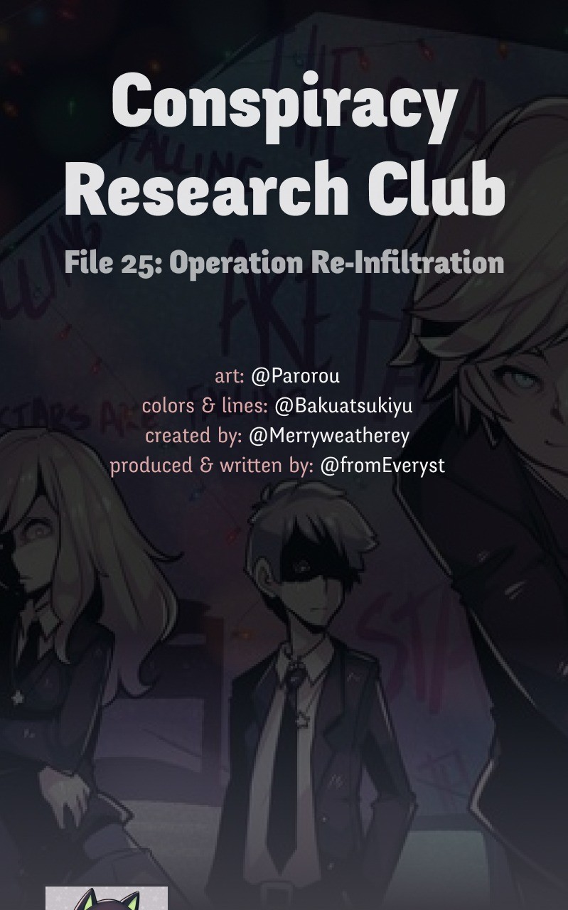 @Crc_Luna: Conspiracy Research Club - Vol.2 Chapter 25: Operation Re-Infiltration