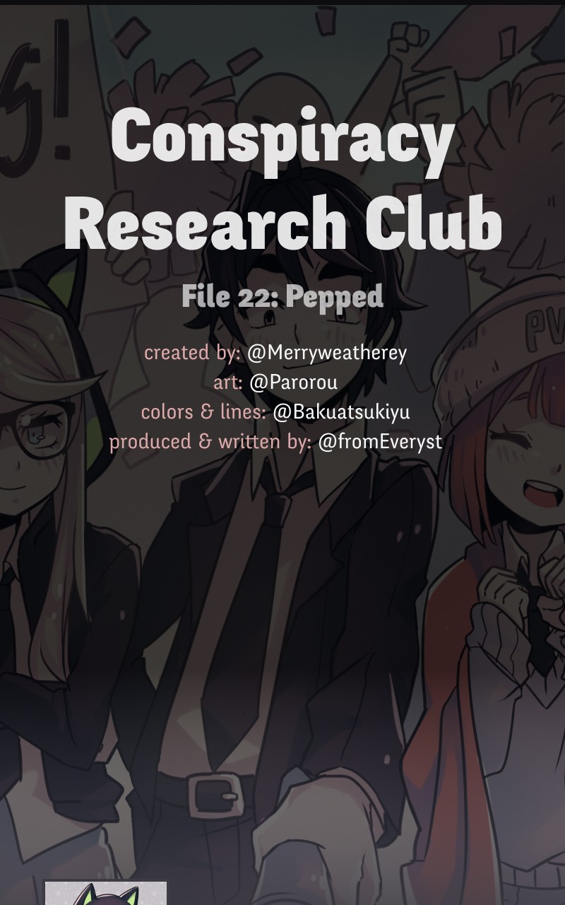 @Crc_Luna: Conspiracy Research Club - Vol.2 Chapter 22: Pepped