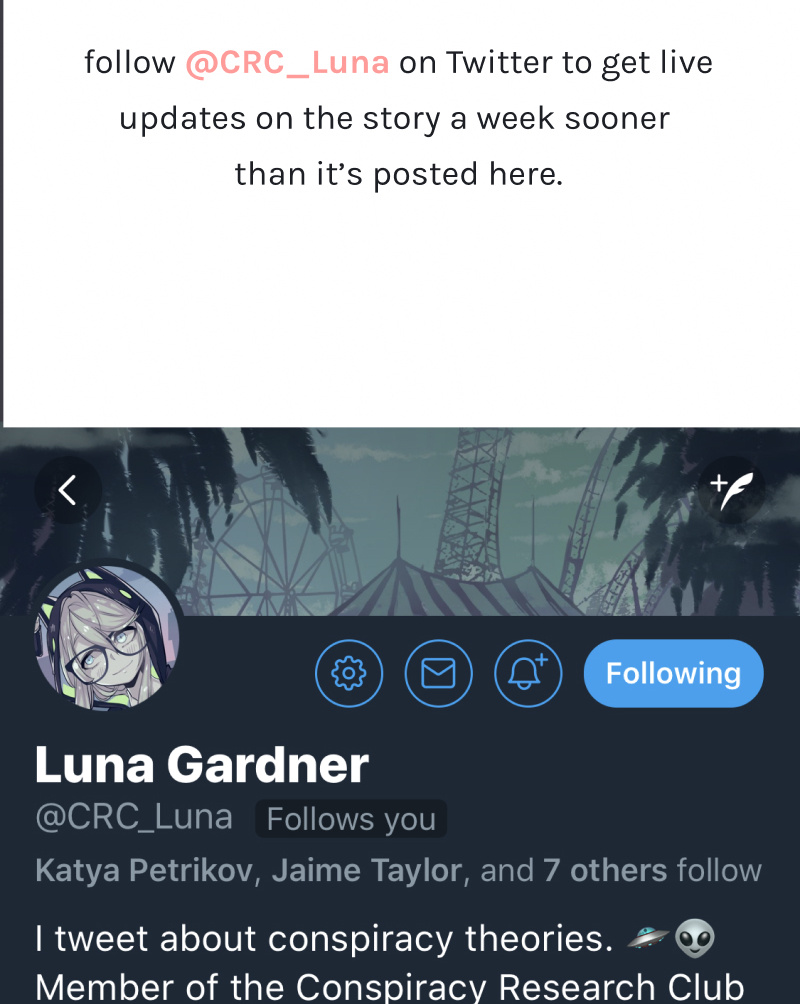 @Crc_Luna: Conspiracy Research Club - Vol.1 Chapter 6: Diner (1)