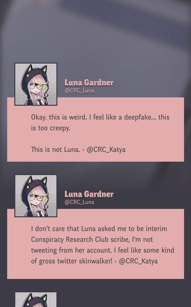 @Crc_Luna: Conspiracy Research Club - Vol.2 Chapter 16: Deja Vu