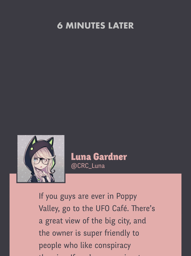 @Crc_Luna: Conspiracy Research Club - Vol.1 Chapter 7: Diner (2)