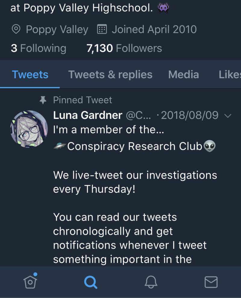 @Crc_Luna: Conspiracy Research Club - Vol.1 Chapter 7: Diner (2)