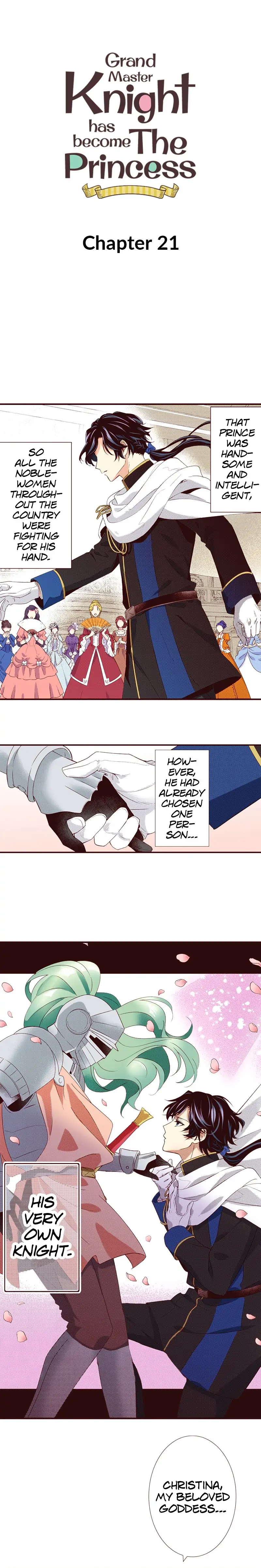 Grand Master Knight Has Become The Princess - Chapter 21