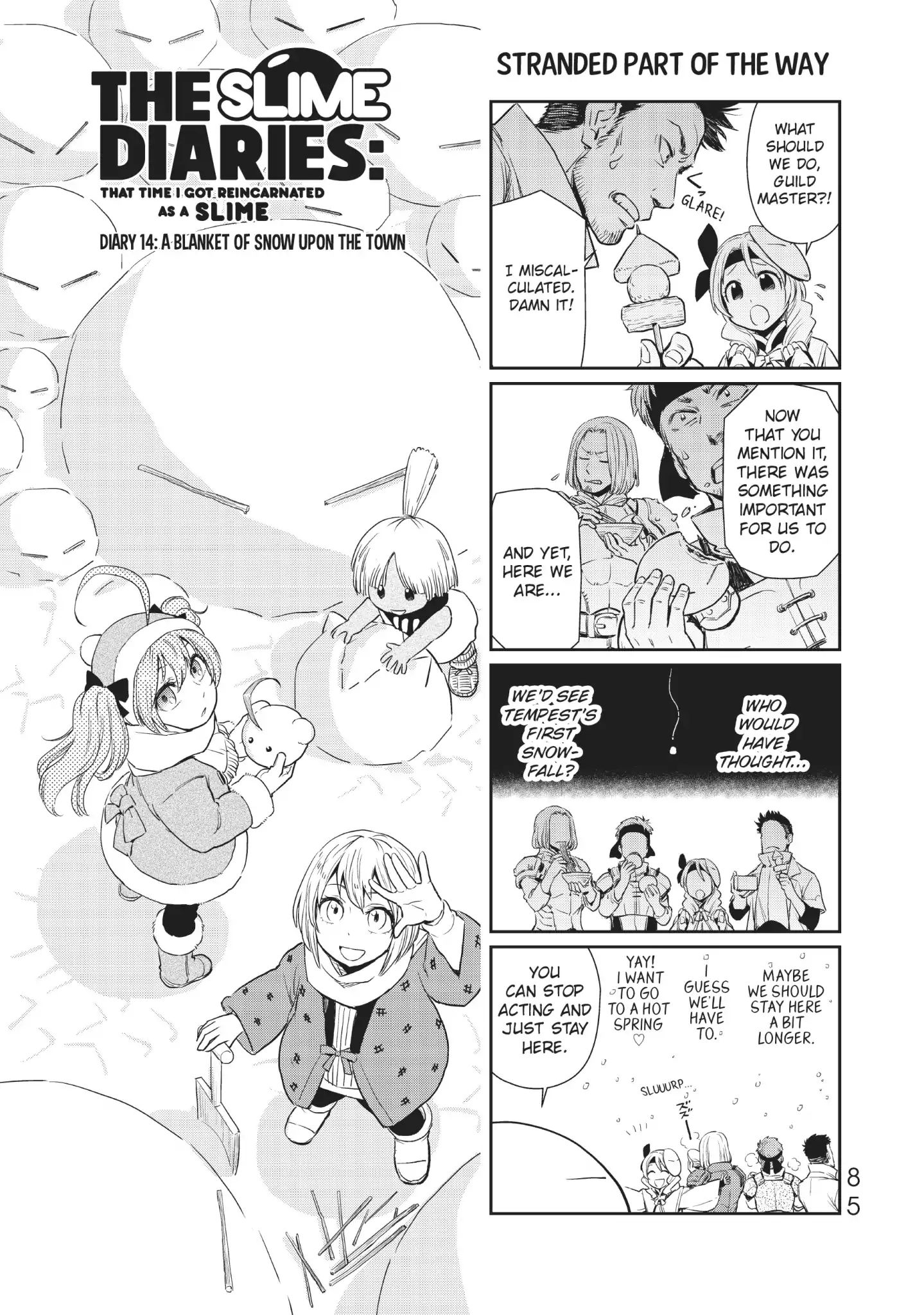 Tensura Nikki Tensei Shitara Slime Datta Ken - Vol.2 Chapter 14: A Blanket Of Snow Upon The Town