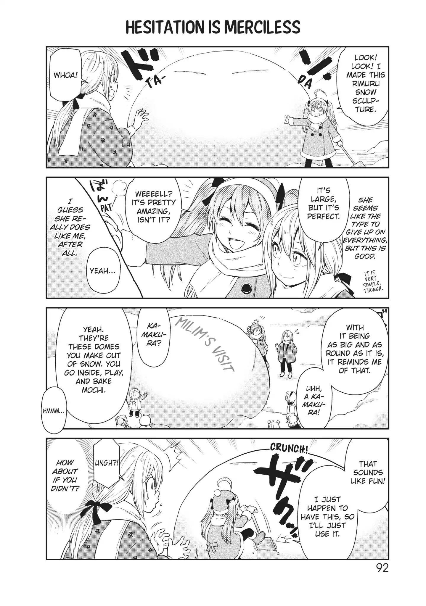 Tensura Nikki Tensei Shitara Slime Datta Ken - Vol.2 Chapter 14: A Blanket Of Snow Upon The Town