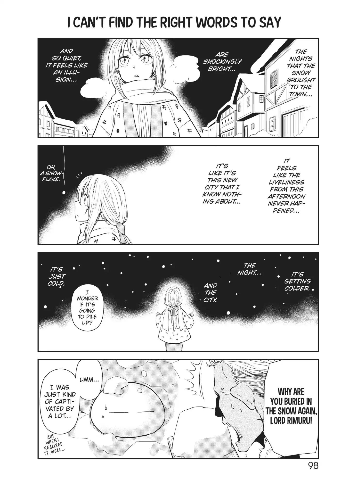 Tensura Nikki Tensei Shitara Slime Datta Ken - Vol.2 Chapter 14: A Blanket Of Snow Upon The Town