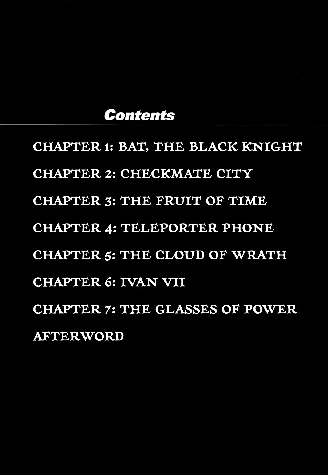 Black Knight Bat - Chapter 1: Bat, The Black Knight