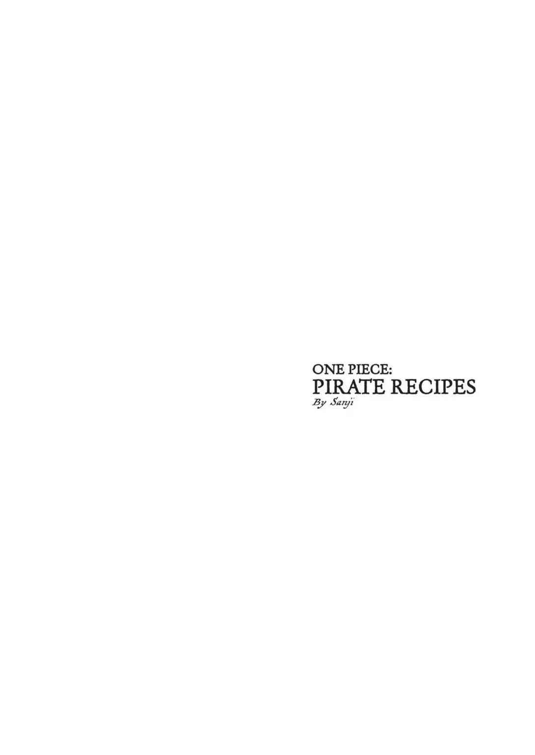 One Piece: Pirate Recipes - Chapter 1