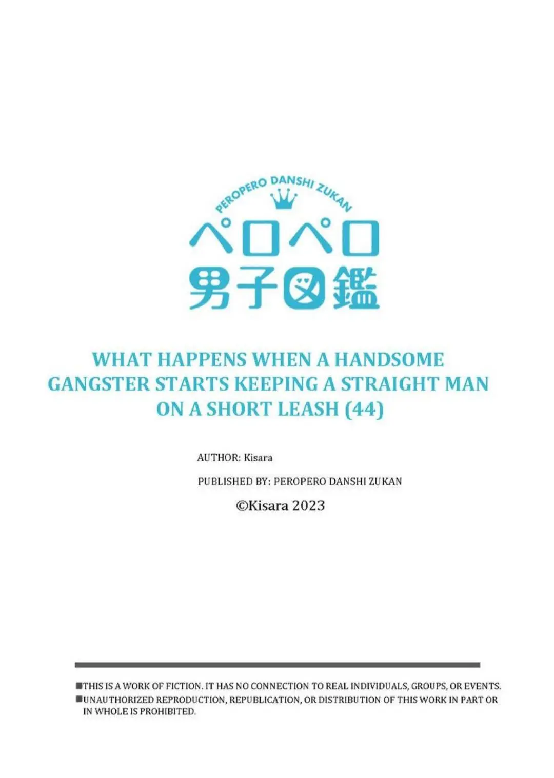 What Happens When A Handsome Gangster Starts Keeping A Straight Man On A Short Leash - Chapter 44