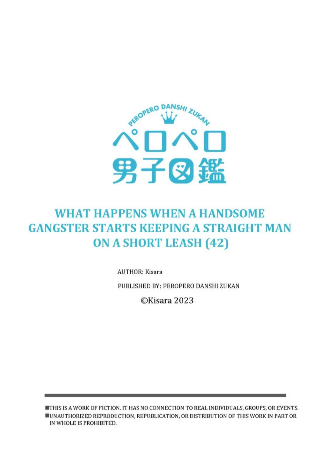 What Happens When A Handsome Gangster Starts Keeping A Straight Man On A Short Leash - Chapter 42