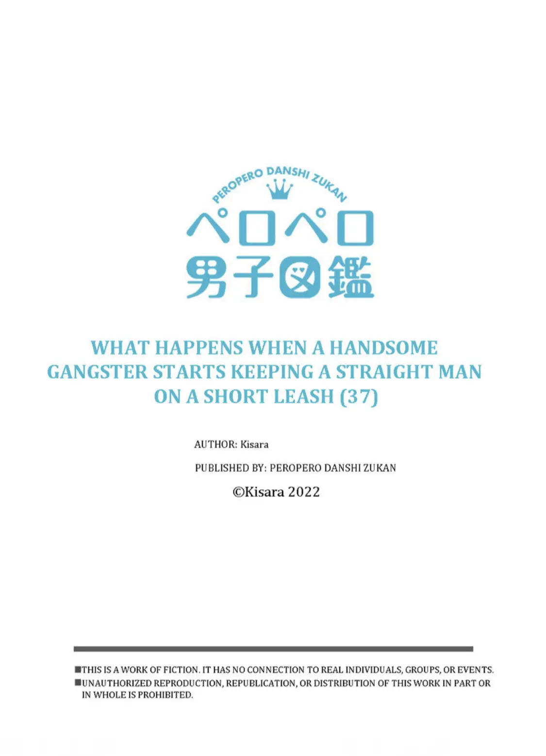 What Happens When A Handsome Gangster Starts Keeping A Straight Man On A Short Leash - Chapter 37