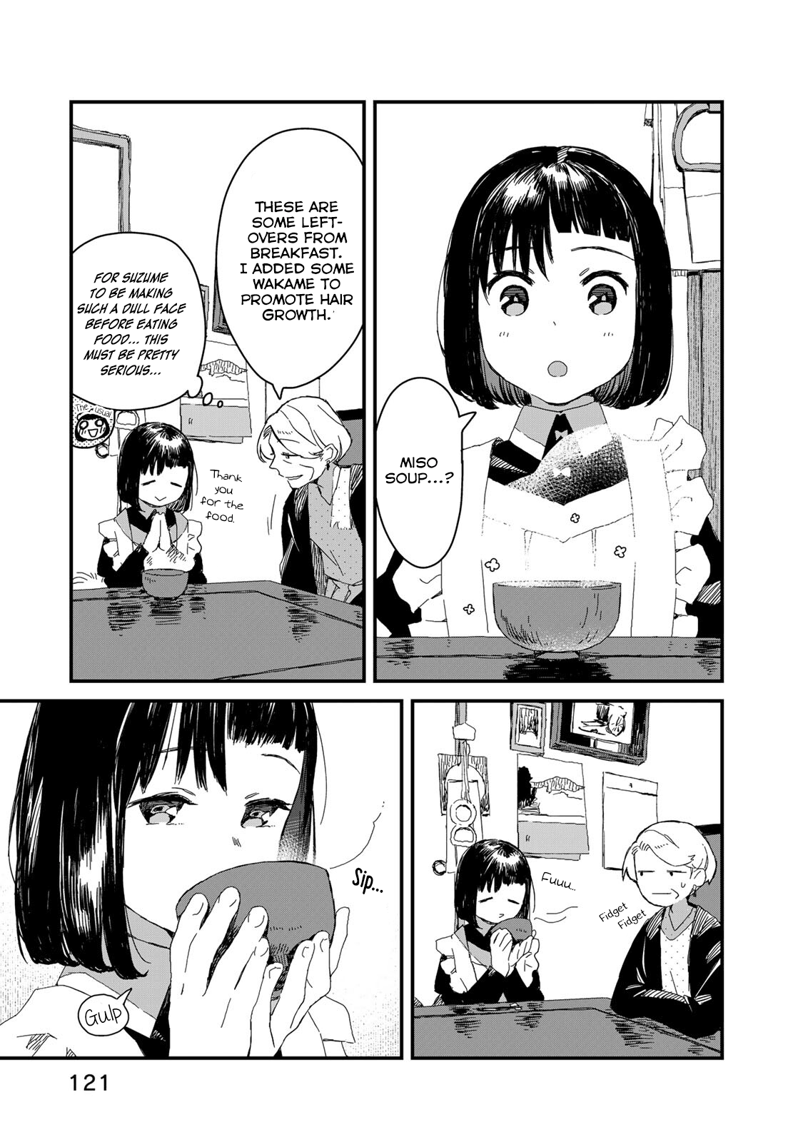 Maid-San Wa Taberu Dake - Vol.4 Chapter 39: Miso Soup